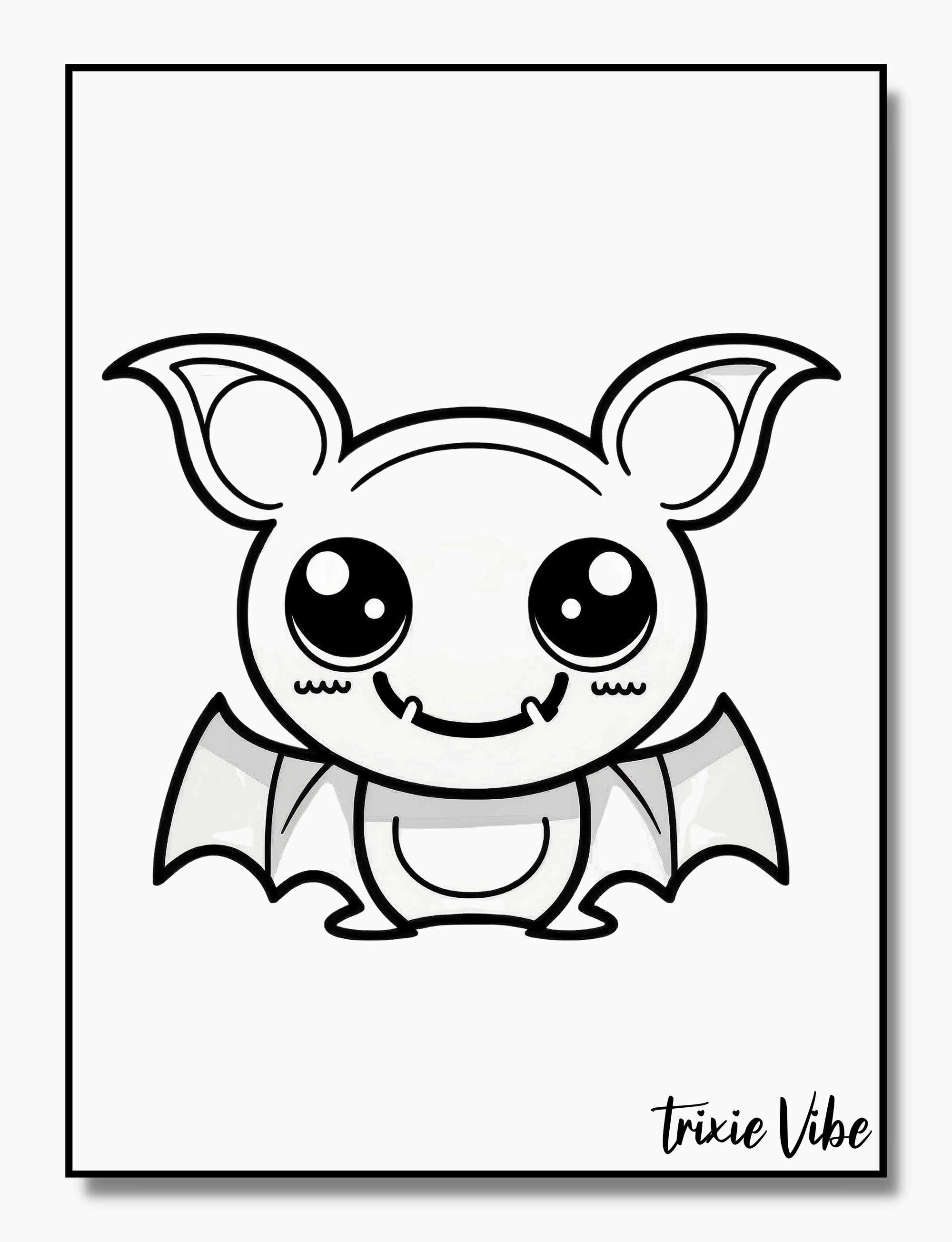 Cute Printable Bat Coloring Pages For Kids