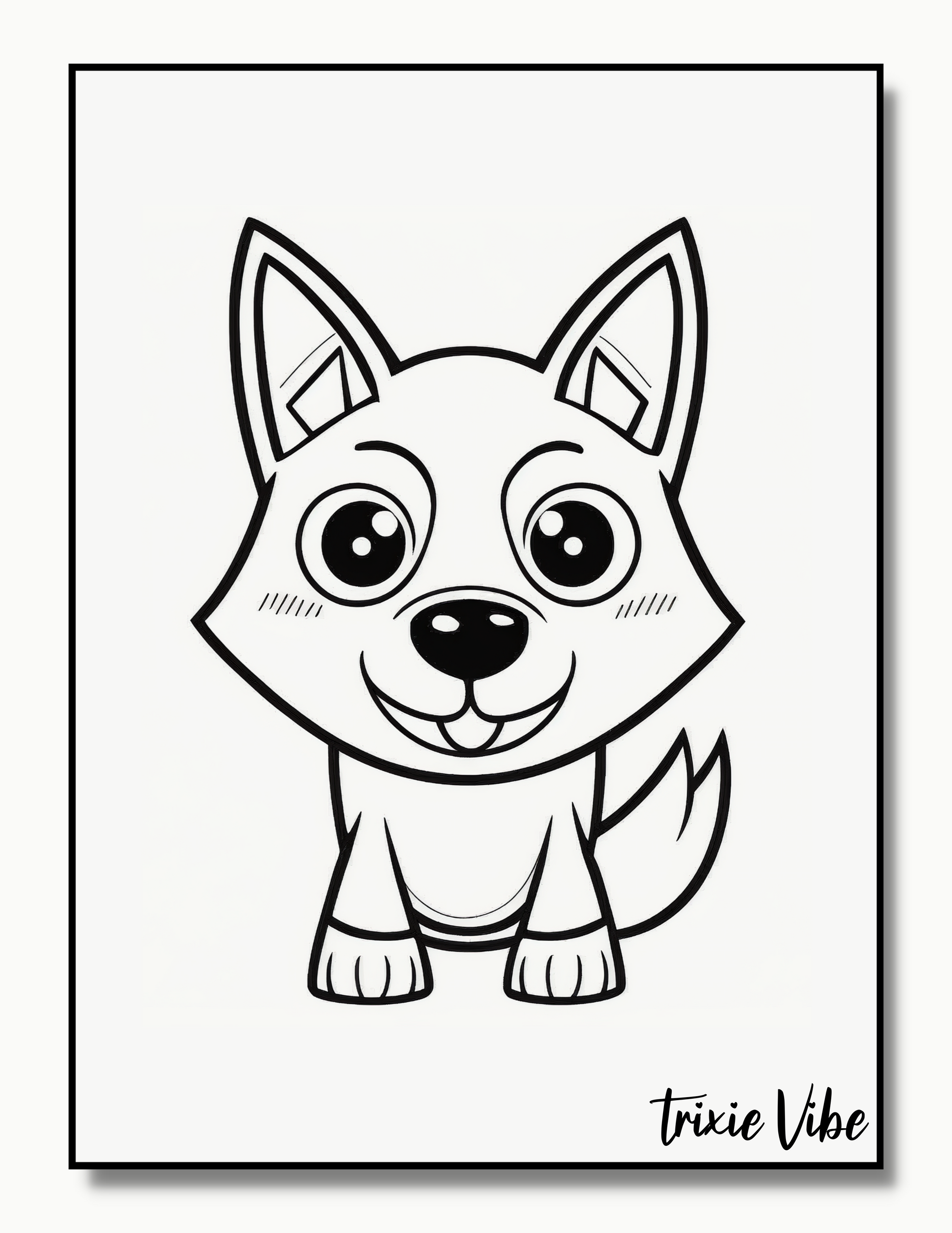 Dingo Coloring Pages for Kids