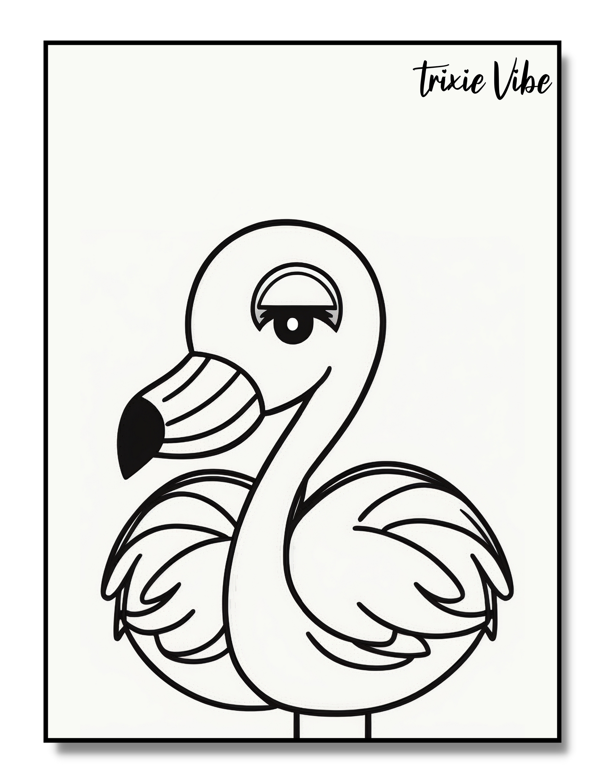 Flamingo Coloring Pages for Kids