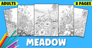 Meadow Coloring Pages