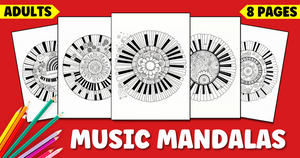 Music Mandala Coloring Pages