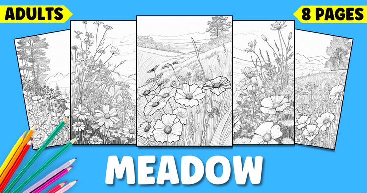 Meadow Coloring Pages